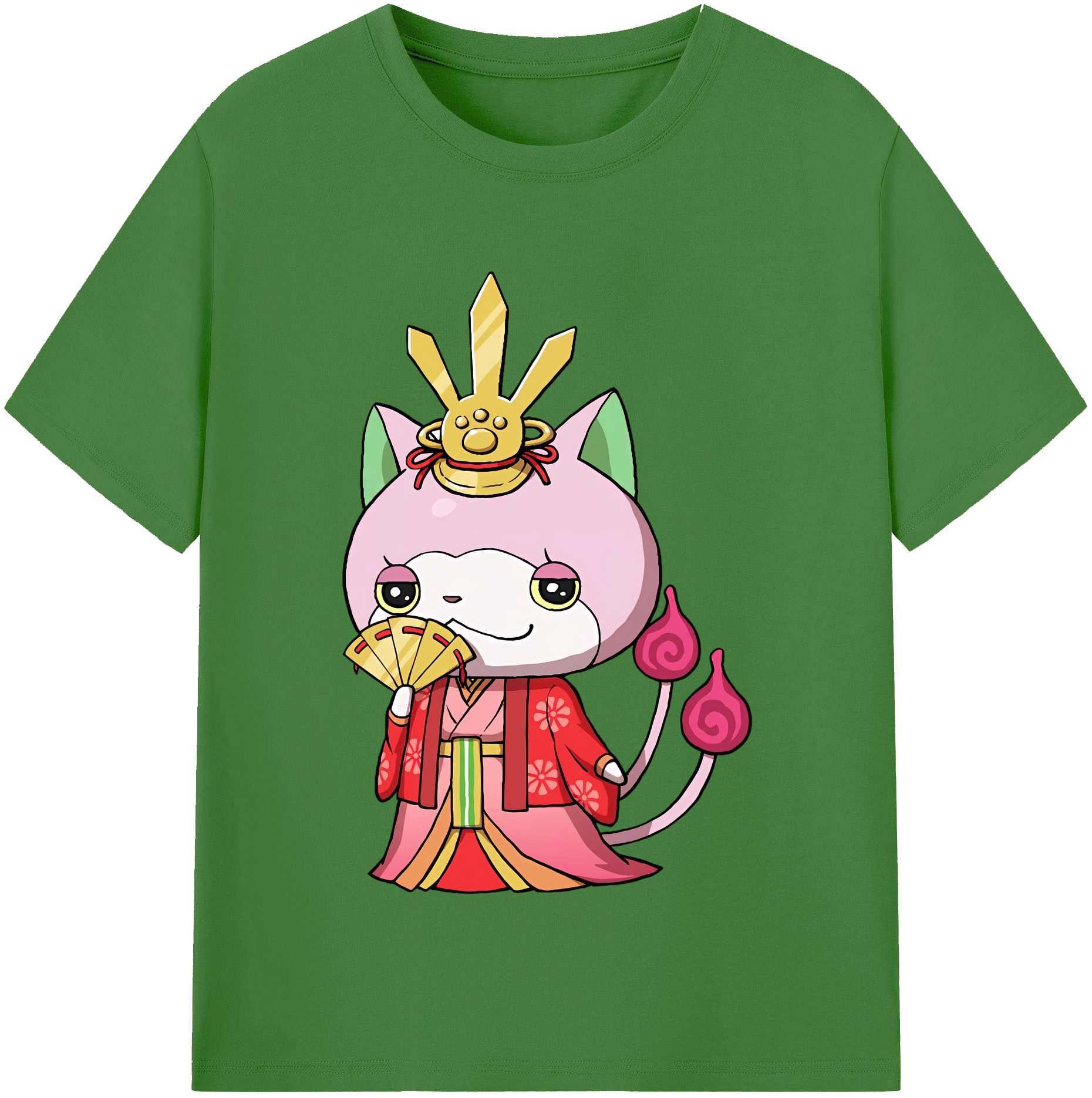 （画像用） 妖怪ウォッチ Yo-kai Watch レディースカジュアルプリントTシャツ（綿100％）